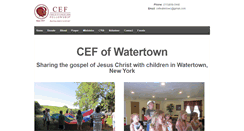 Desktop Screenshot of cefwatertown.org